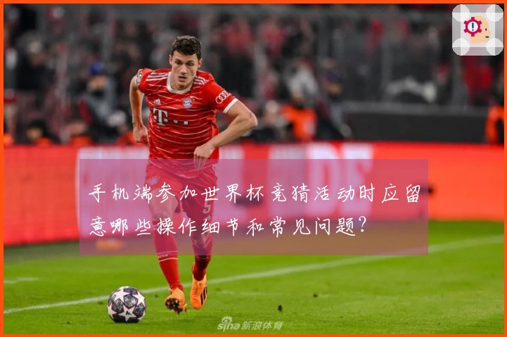 手机端参加世界杯竞猜活动时应留意哪些操作细节和常见问题？